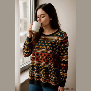 Sweet Pea Striped Women’s Long Sleeve (Sz M)